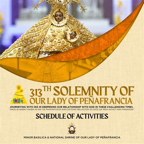 penafrancia basilica minore|Schedule at the Basilica: .